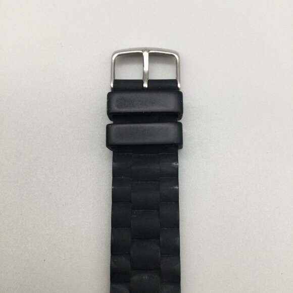 Coach Boyfriend Watch Unisex 38mm Silver Tone Black Dial Blue Index New Battery main image 5